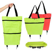 Bolsas de compras plegables, carrito de compras impermeable, aislado, bolsa de compras de utilidad, bolsa de camión de mano Personal rodante - details 2