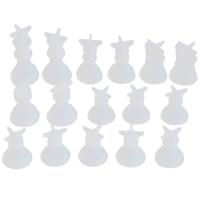 Molde de resina de silicona para ajedrez, moldes de fundición epoxi de cristal de ajedrez para manualidades DIY, fabricación de regalos de cumpleaños - details 0
