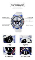 Reloj Deportivo de Moda SMAEL 8058 con Doble Tiempo Digital y Fecha Resistente al Agua con Movimiento de Cuarzo y Digital Ideal para Hombres - details 2