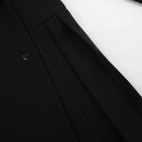Traje negro elegante estilo maduro vestido acampanado moda mujer Otoño Invierno nueva colección - details 19