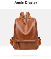 Bolso de cuero suave de gran capacidad para mujer, mochila informal de calle, versión coreana, nueva moda - details 8