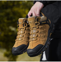 Botas de senderismo al aire libre para hombre, botas de Trekking duraderas antideslizantes para escalada de montaña, botas tácticas militares de alta calidad - details 13