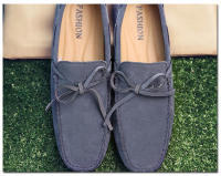 Zapatos planos de cuero de ante de vaca para hombre, mocasines informales de alta calidad, para conducir, novedad - details 14