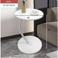 Mesa de Café de Madera Bonita Soporte Redondo de 40cm Ideal para Sala de Estar y Sofás - details 14