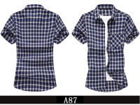 Camisa de Verano Casual para Hombres Cuello Cuadrado, Camisa de Oficina con Estilo, Moda de Piso, Talla 7XL - details 13