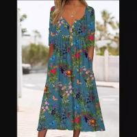 Vestido Corto de Manga Corta para Mujer en Verano Moda de Verano - details 5