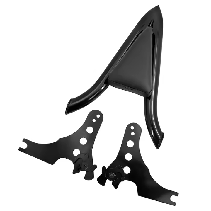 Motorcycle Detachable Passenger Sissy Bar Backrest w/Pad Black For Harley Sportster XL 1200 883 48 72 Forty Eight Iron 2004-2022 - 1
