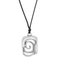 Collar Gótico Boho de Espiral Vortex Hecho a Mano de Cuero Joyería de Moda 2023 Y2K para Mujeres - details 11