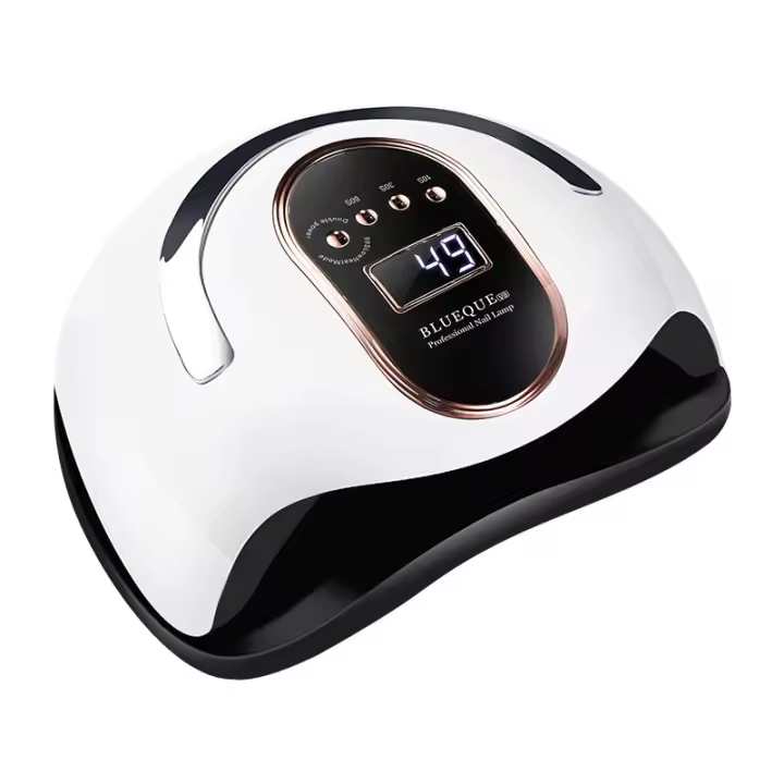 168W Lampara LED UV de Cuero para Uñas Gel con 4 Temporizadores, Sensor Inteligente, Portátil, Placa Base Extraíble, Secador de - 1