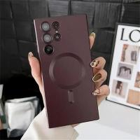 Funda de silicona suave de lujo con carga inalámbrica para Samsung Galaxy S22, S21, S23, S24, S25 Ultra Plus Fe, cubierta mate a prueba de golpes - details 7