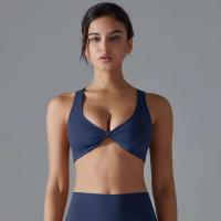 Hamidou sujetador de Yoga para mujer, chaleco de nailon de Color sólido, Sujetador deportivo transpirable, secado rápido - details 6