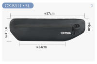 CXWXC-bolsa triangular para cuadro de bicicleta, bolsa de tubo frontal para ciclismo de montaña o carretera, totalmente impermeable, 1,8 l/3l/4l - details 3