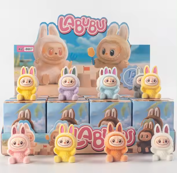 Sentarse en la Bubble pequeños juguetes Bubble Mart chao jugar muñecas bolsa ciega Caja ciega un juego de 12pcs - 1