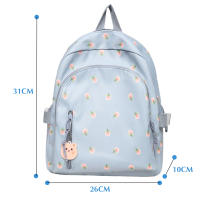 Mochila pequeña de flores florales para mujer, mochila de viaje informal para adultos y niños, viaje escolar - details 3