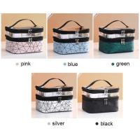 Bolsa De Maquillaje Portátil Para Mujer Organizador De Baño Impermeable De Gran Capacidad Caja De Cosméticos Con Cierre De Cremallera Para Viajes - details 2