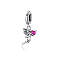 Colgante de Pulsera de Plata Esterlina 925 Colgante de Corazón de Elfo Joyas de Abalorios 2024 - details 0