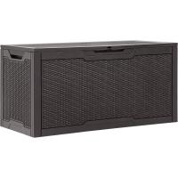 380L Grande Caja de Almacenaje de Jardín, Resina Arcón de Ordenación Exterior para Muebles de Patio - details 15