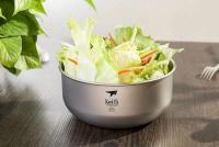 Cuenco de titanio ultraligero, villa de sopa de 1,8 litros, senderismo, VIE, picnic, camping, ensalada, TI8701 - details 7