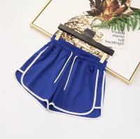Nuevos pantalones cortos informales a rayas para mujer, pantalones cortos deportivos holgados Harajuku coreanos que combinan con todo, moda de verano, Mini pantalones cortos finos simples para Yoga para mujer - details 3