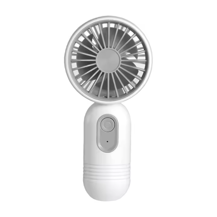 Ventilador portátil de mano de 3 velocidades, miniventrador recargable USB de Bajo Ruido, ventilador eléctrico de Bolsillo para Exterior - 1
