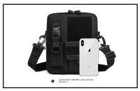Bolso de Hombro Cruzado Táctico de Camuflaje Versión Vertical para Hombres y Mujeres - details 10