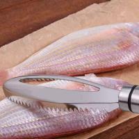 Herramientas para matar peces, cepillado de escamas de pescado plateado de alta calidad, escalador de pescado de acero inoxidable, artefacto de eliminación de escamas de pescado domésticas - details 3