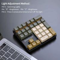 Wired nical 33-Key Numeric with Multi-Color Lights Shaft Suitable for Finance Business Keypad Laptop Keyboard - details 2