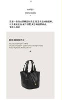 Nuevo bolso tipo cubo con estampado de lichi, bolso de mujer, bolso Picotin, mochila de lujo de alta gama - details 3