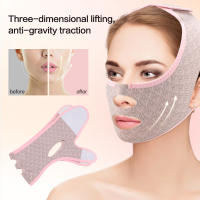 Cinturón de adelgazamiento Facial en V, vendajes para mejillas, banda de elevación reafirmante, Correa antiarrugas, estiramiento de línea en V, celulitis, doble mentón - details 4