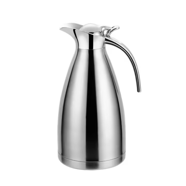 Botella térmica Simple de doble capa para el hogar, recipiente de acero inoxidable de 1,5/2L, aislamiento térmico para cafetera - 1