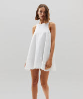 Falda francesa de algodón puro blanco Dre Fresh A-line estilo suave informal para mujer Otoño Invierno nueva colección - details 6