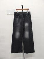 Pantalones vaqueros de verano para hombre, vaqueros lavados de color azul viejo, ropa informal recta para hombre, pantalones de pierna ancha holgados, nueva moda 2024 9C354 - details 4