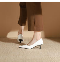 Zapatos de tacón de aguja puntiagudos de charol versátiles clásicos - details 25