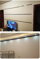 Pegatinas de Espejo de Tiras 3D Autoadhesivas Líneas de Cintura para Decoración de Hogar DIY - details 11
