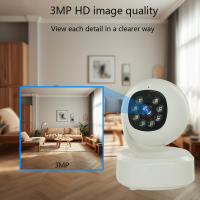 Cámara de Seguridad Infrarroja Nocturna HD 3MP Control Remoto Monitoreo de Área Amplia - details 2