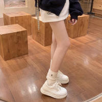 Nueva plataforma zapatos blancos moda deportes casual zapatos blancos - details 11