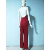 2025 Nueva Europa Y Los Estados Unidos Vestido De Banquete De Las Mujeres Mono Sexy Cuello Pantalones Femeninos - details 17