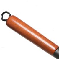 Wok de hierro tradicional chino antiescaldado, olla de hierro antiadherente de fondo redondo, sartén ligera con mango de madera, Cocina de Inducción - details 3