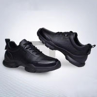 Zapatos de hombre primavera nueva malla de cuero transpirable zapatos para correr juventud al aire libre tendencia zapatos deportivos - details 5