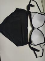 Bikini con abertura para mujer, traje de baño de color puro, cintura alta, Espalda descubierta, Halter, ropa de playa para vacaciones - details 12