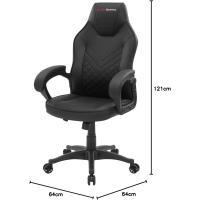 Reposabrazos Acolchados, Relleno Multicapa, Pistón Clase 4, Ruedas XL 65mm, Diseño Ergonómico, Rosa - details 9