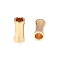 Cuentas de Pulsera de Brasso Dorado Mate Forma de Cilindro Ideal para Hacer Joyería DIY - details 33