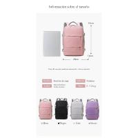 Mochila De Viaje Multifuncional Para Mujer, Con Compartimento Separado Para Zapatos, El Nuevo - details 1