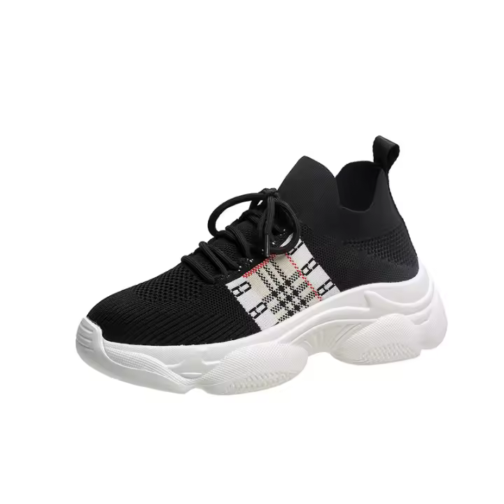 Zapatos deportivos informales con cordones para mujer, zapatillas cómodas para mujer - 1