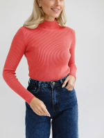 Women autumn winter solid knitted pullovers basic slim sweater undershirt - details 16