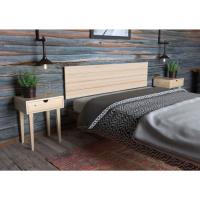 Gabo de Madera Rústico Vintage para Cama (145 x 44 cms.) Estilo Nórdico Crudo sin Pintar - details 77