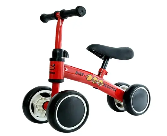 Bicicleta de Equilibrio para Niños de 1 a 3 Años, sin Pedales, 2 y 4 Ruedas para Bebés y Niños Pequeños - 1