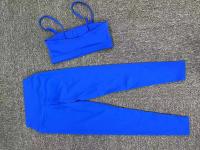Conjunto Gym 2024, Entrenamiento Deportivo Mujer Yoga Vestido Azul, Café, Azul Marino, Negro, Nuevo - details 4
