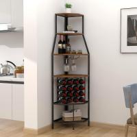 Botellero Esquinero de 5 Pisos Soporte para Cristal y Almacenamiento de Vino - details 5