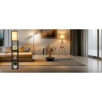 Lámpara de Pie con Control Remoto, Estilo Escandinavo, Ajustables a la Luz y 4 Temperaturas de Color, Temporizadores 1H, Lámpara de Pie para Salón, Dormitorios, Estudios y Oficinas, Madera - details 0